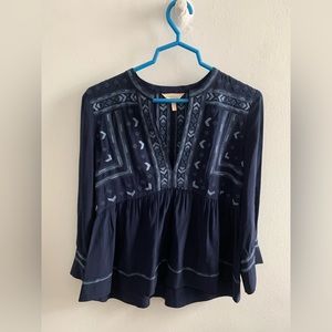 Rebecca Taylor Tribal Print blouse